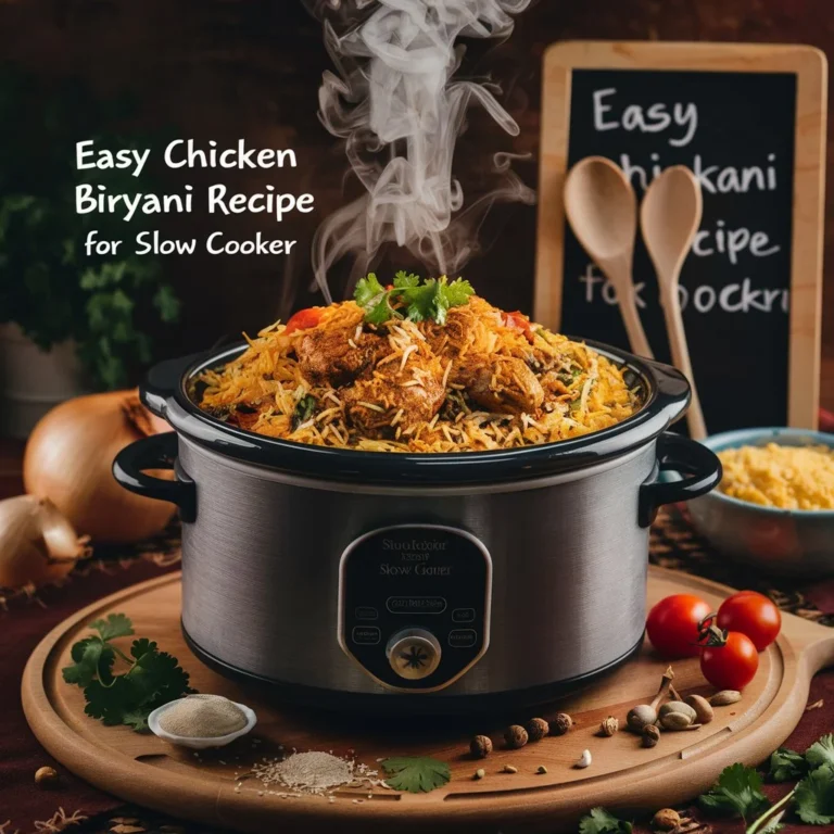 easy chicken biryani recipe for slow cooker