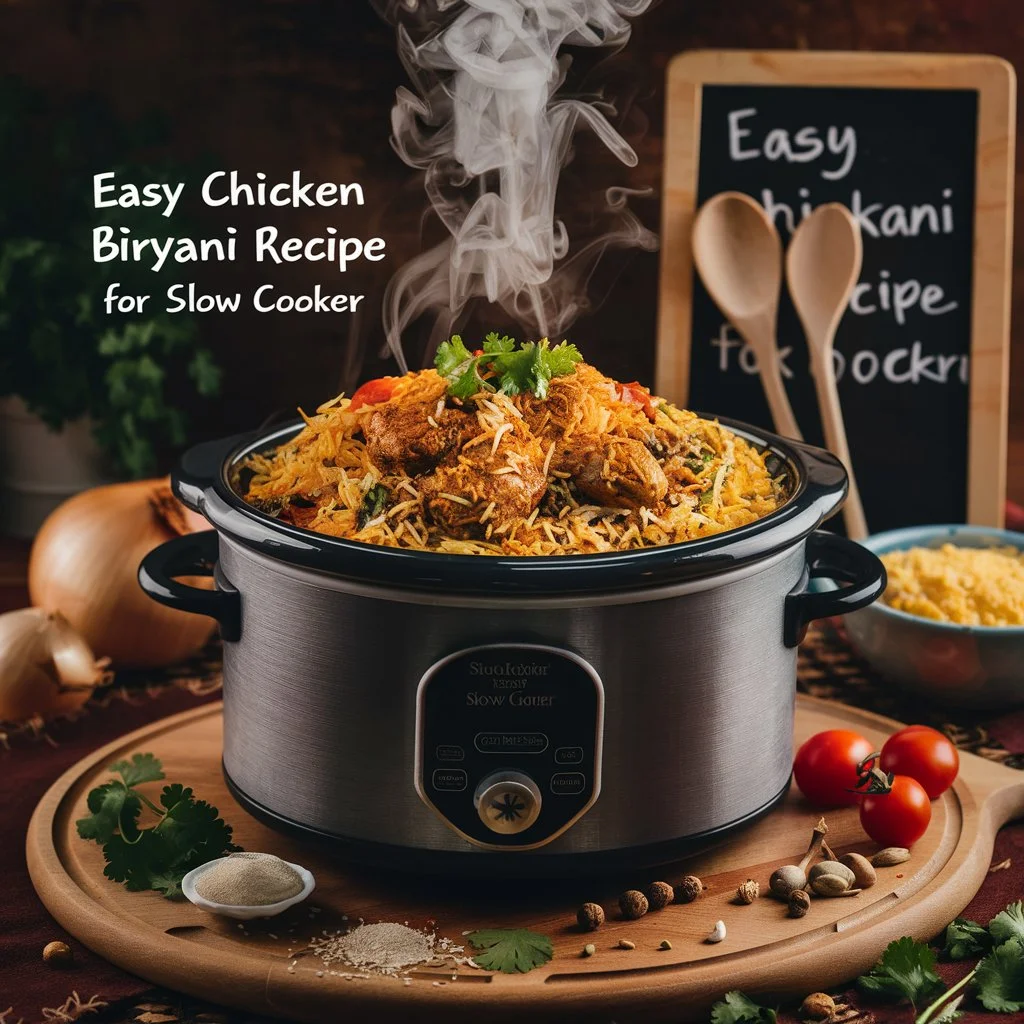 easy chicken biryani recipe for slow cooker