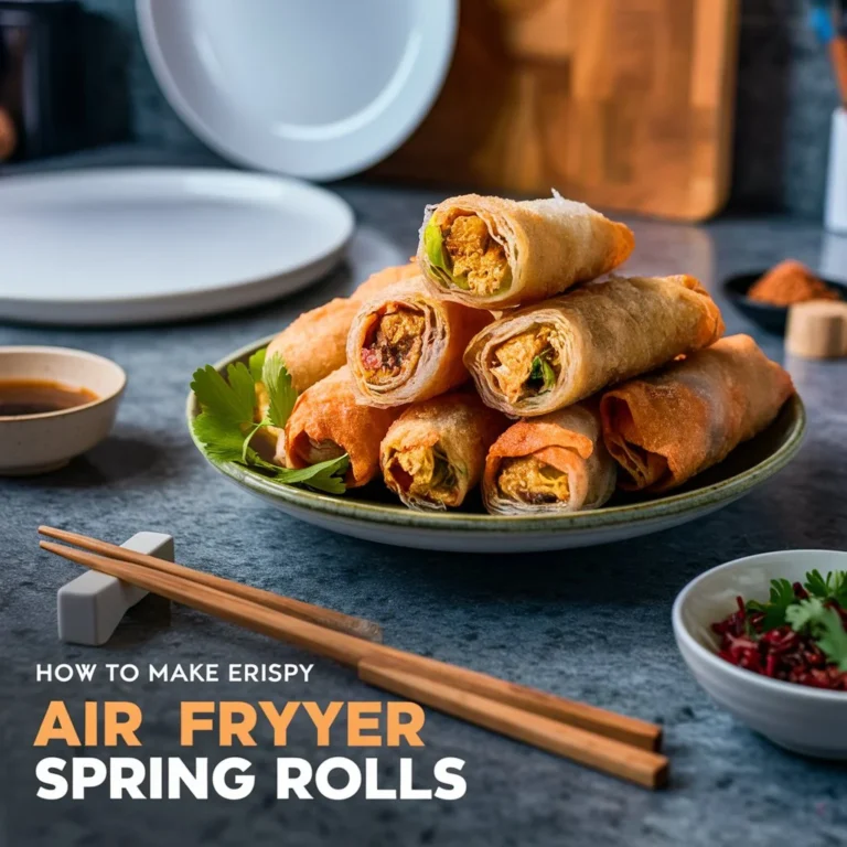 How to Make Easy Crispy Air Fryer Spring Rolls