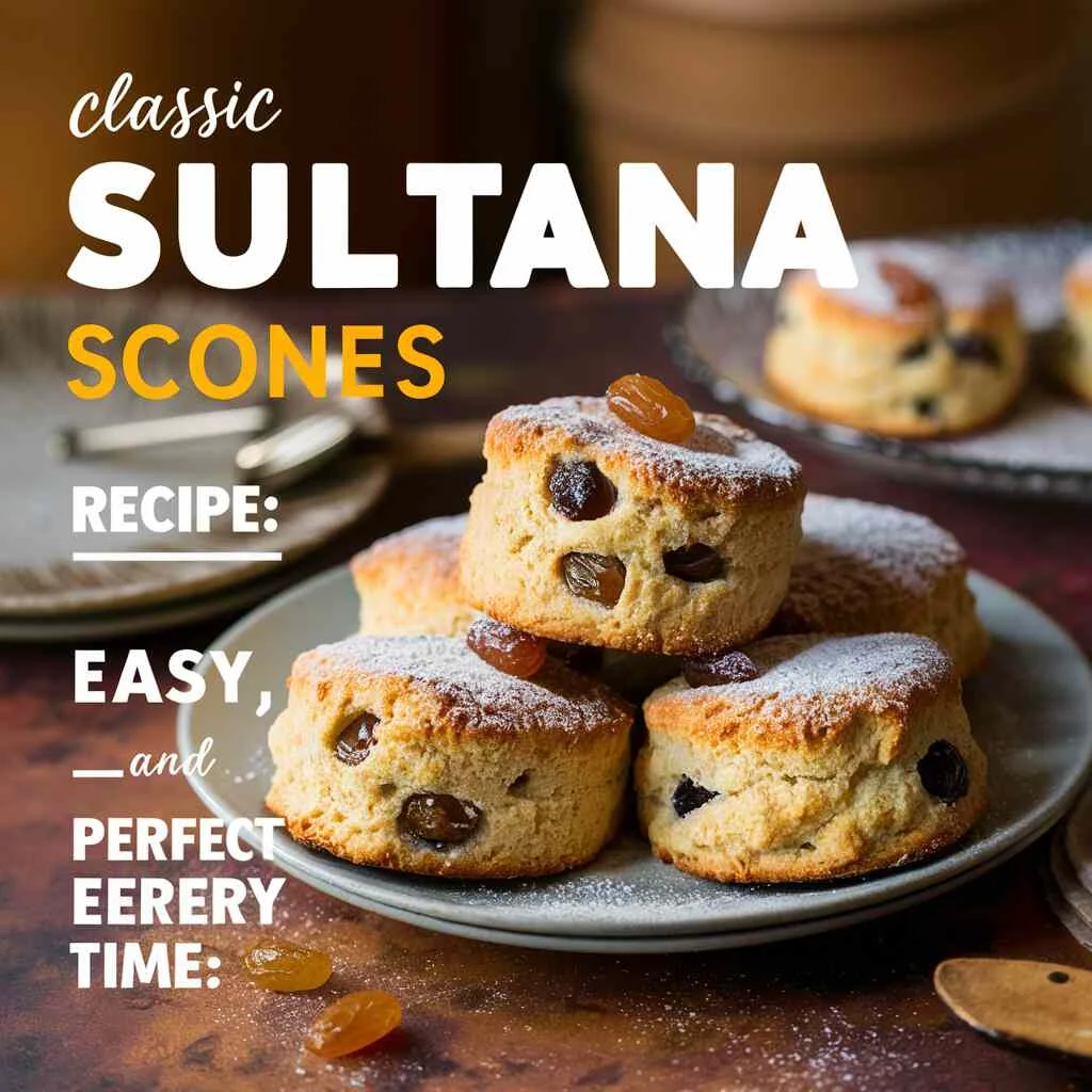 classic sultana scones Recipe