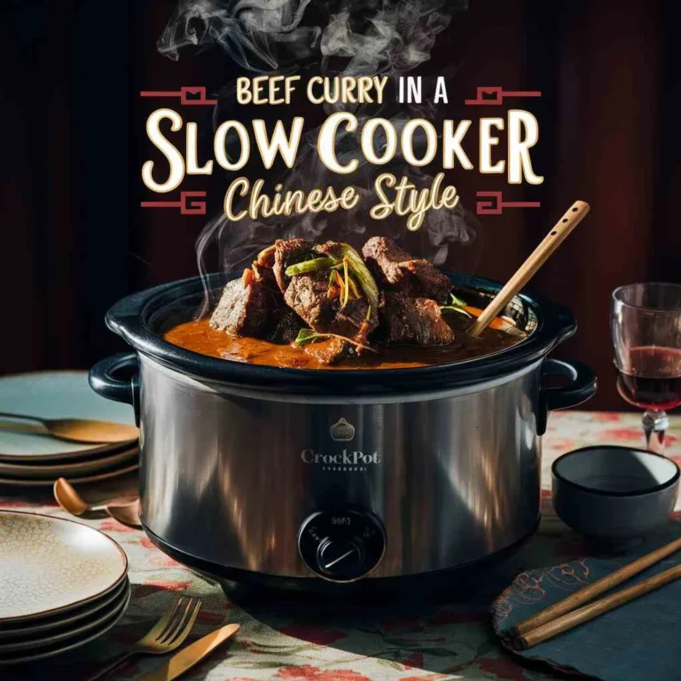 Beef Curry in a Slow Cooker Chinese Style