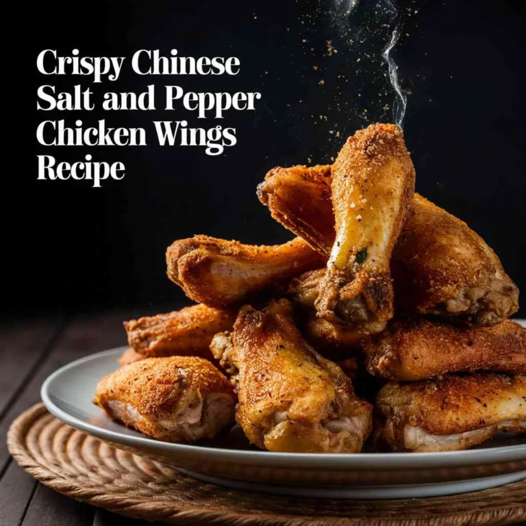 crispy Chinese salt and pepper chicken wings