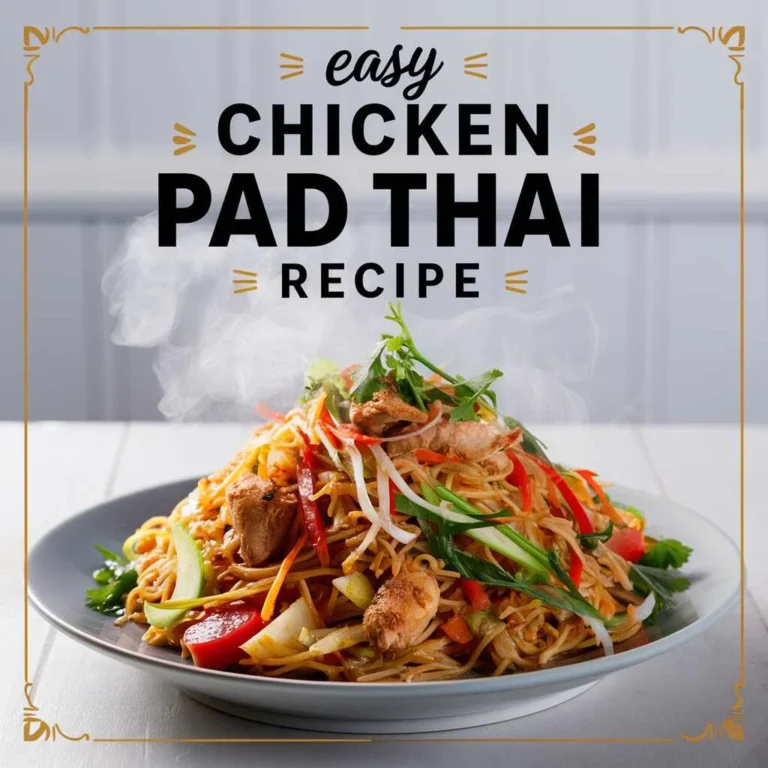 Easy Chicken Pad Thai Recipe