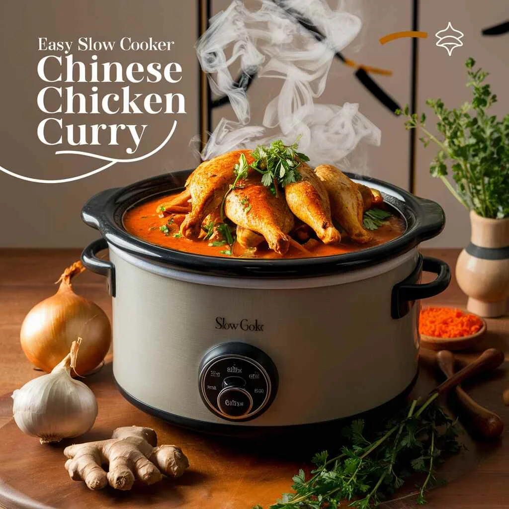 Easy Slow Cooker Chinese Chicken Curry