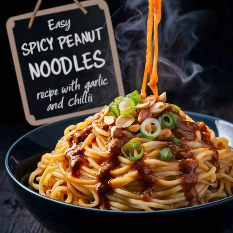 easy spicy peanut noodles recipe