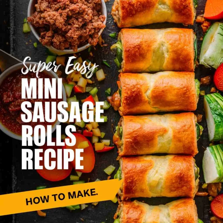 Super Easy Mini Sausage Rolls Recipe