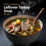 Leftover turkey soup