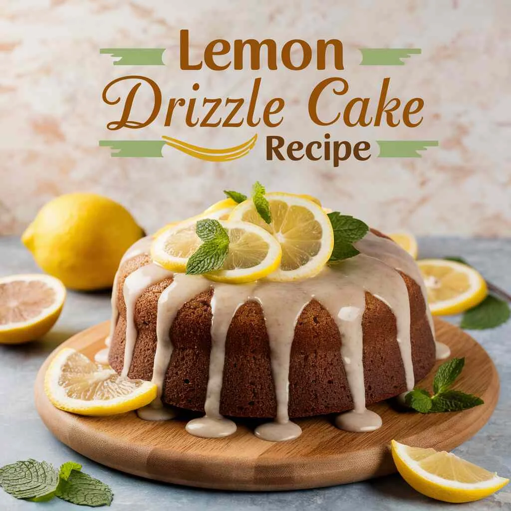 Lemon Drizzle Cake Recipe