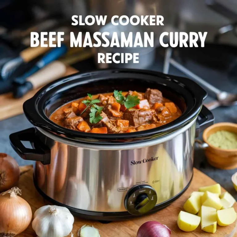 Slow Cooker Beef Massaman Curry